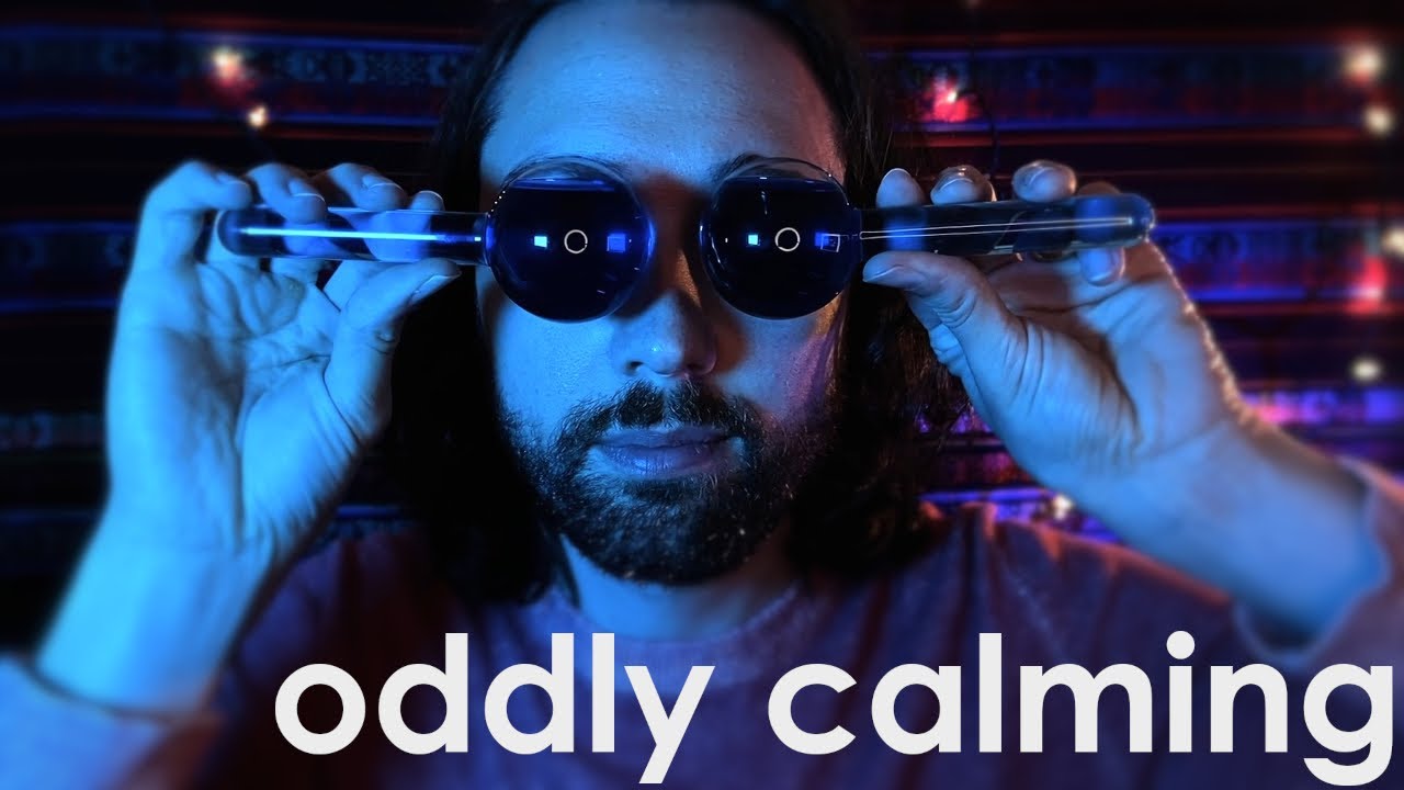 Oddly Calming Layered ASMR with Ambient Music