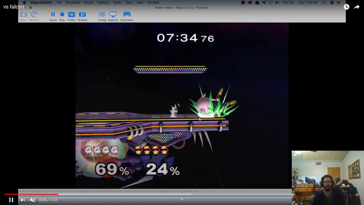 Fiction Melee Lesson ft. StepDaddy #6 - Puff vs Falcon