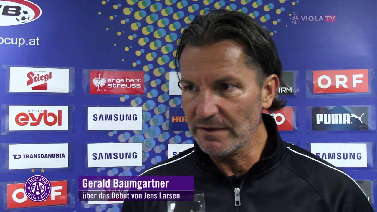 Gerald Baumgartner zum 6:0 gegen Vienna
