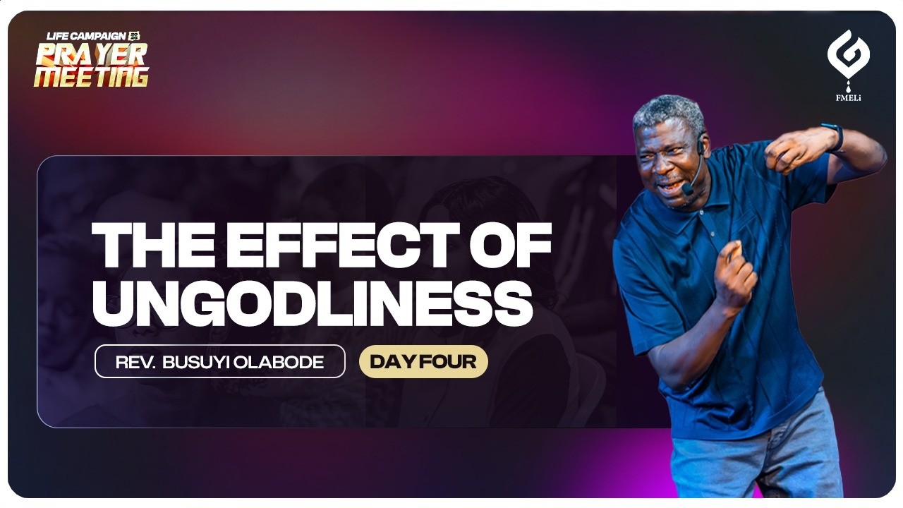 LCPM'26: The Effect of Ungodliness, Rev. Busuyi Olabode