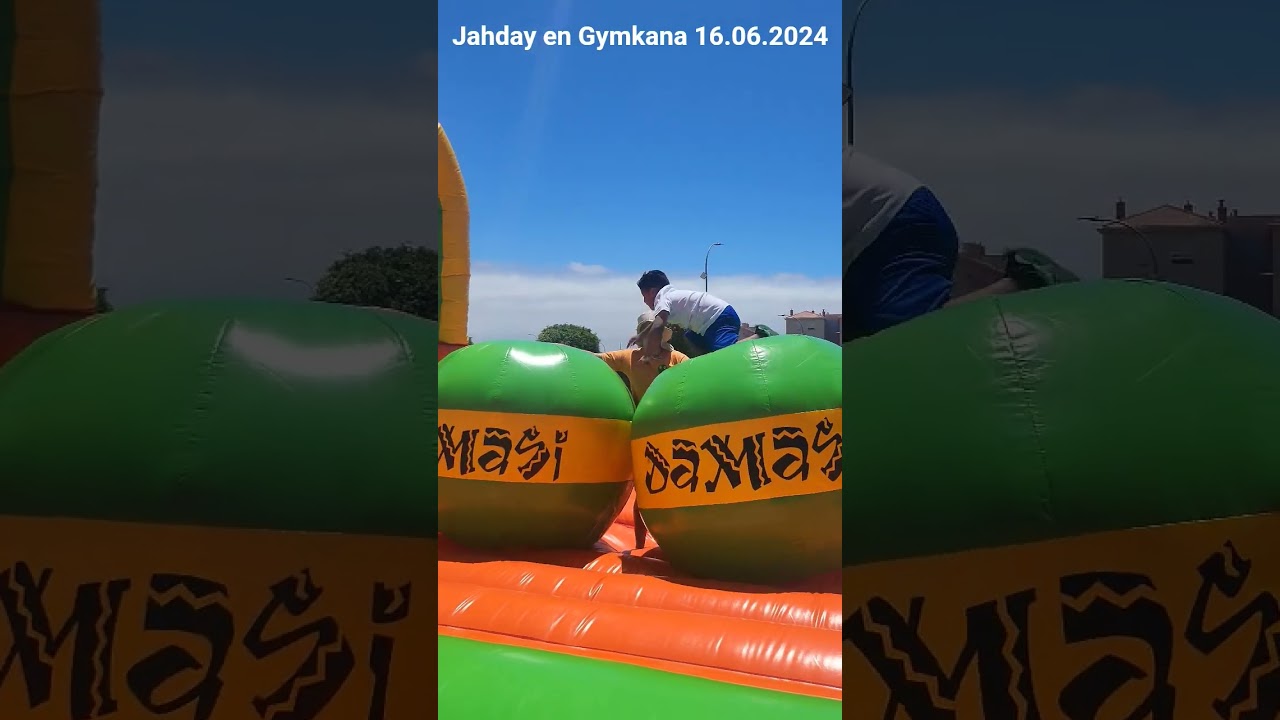 Jahday jumping. #jugar #gymkana #Infancia #diversion