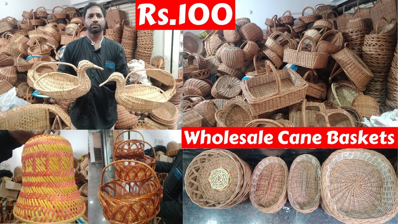 Cane Baskets Wholesale | Engagement Wedding Event Items, Home Decor Bamboo Items