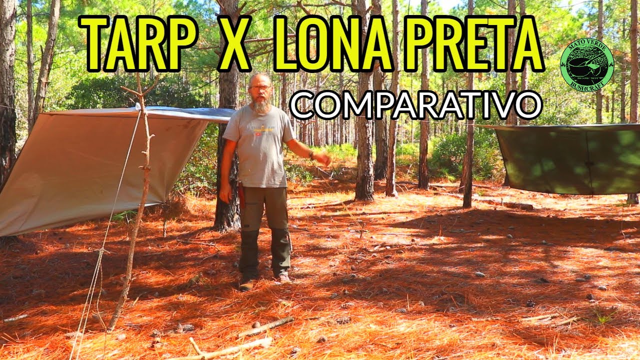 LÁ VEM POLÊMICA / TARP X LONA PRETA PARA COBRIR MATERIAIS