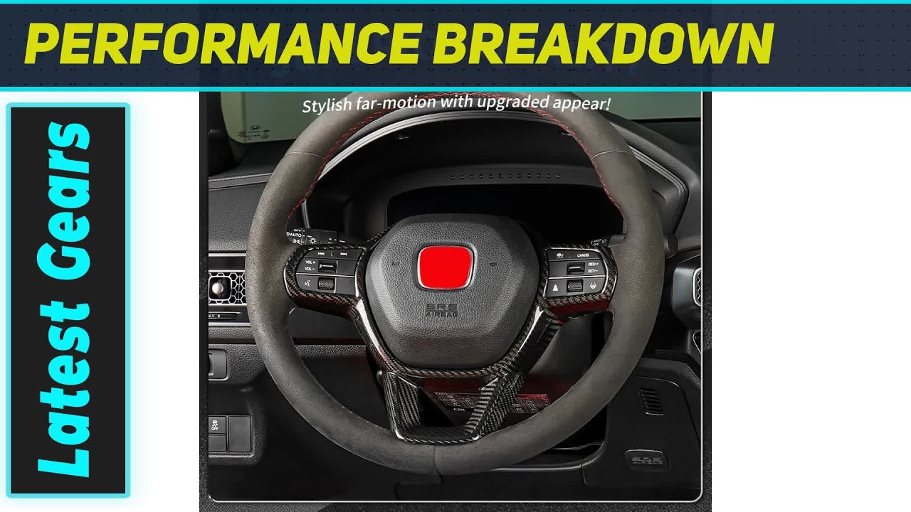 ReviewJSWAN Carbon Fiber Steering Cover: The Ultimate Interior Upgrade!