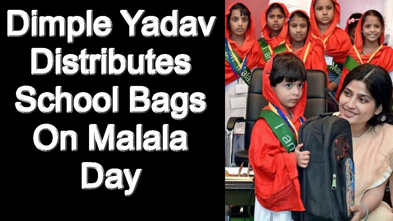 Dimple Yadav Stresses on Women Empowerment on Malala Day