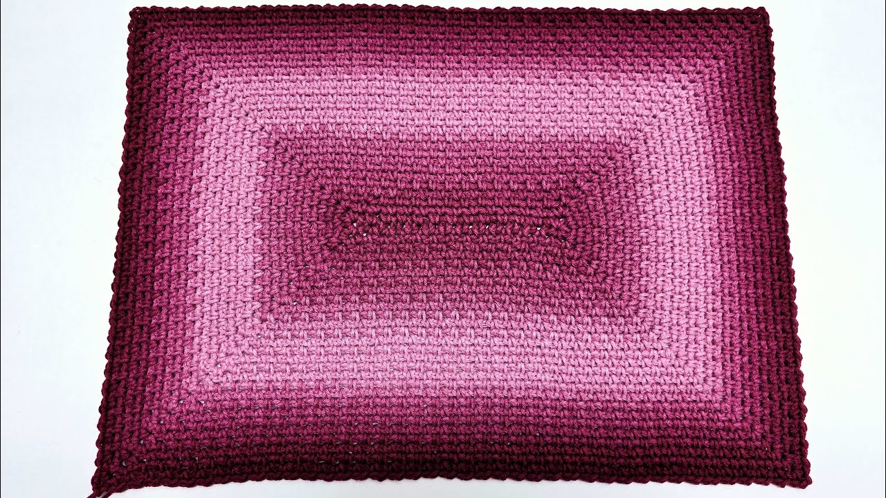 Crochet A Perfect Moss Stitch Rectangle Blanket Everytime - EASY Crochet Tutorial