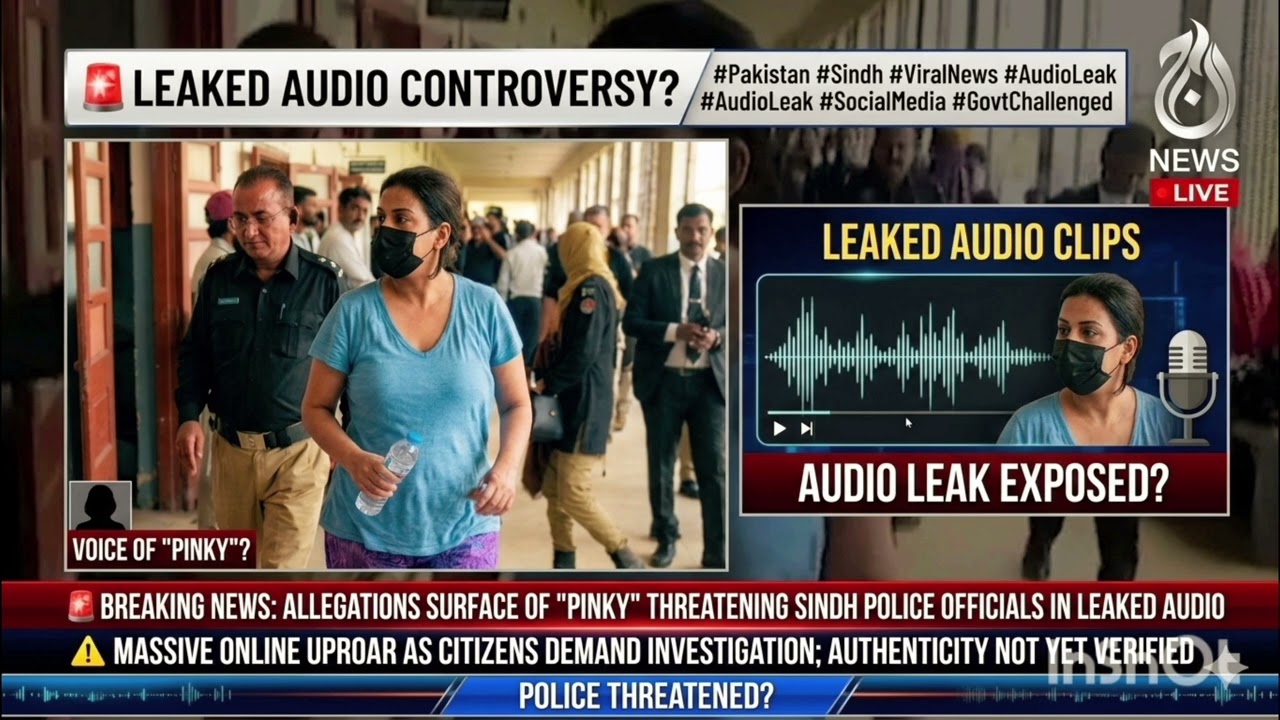 🚨 Pinky Audio Leak Controversy | Police Threats & Govt Challenge? 🎙️🇵🇰