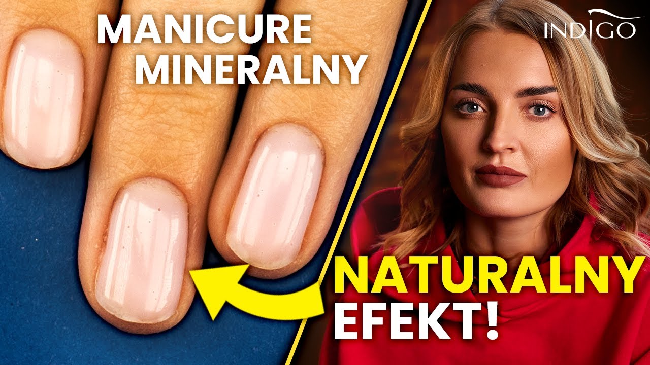 SZYBKI MANICURE HYBRYDOWY BAZĄ MINERALNĄ INDIGO! Klasyczny wygląd krok, po kroku!
