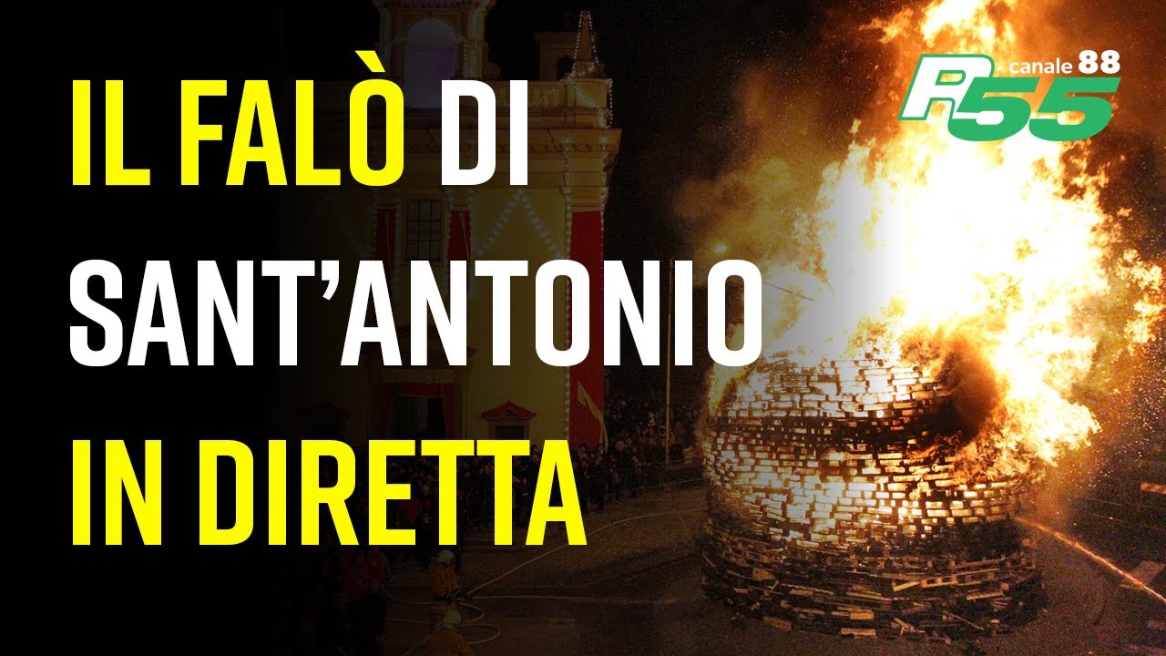 IL FALÓ DI SANT'ANTONIO 2026 IN DIRETTA