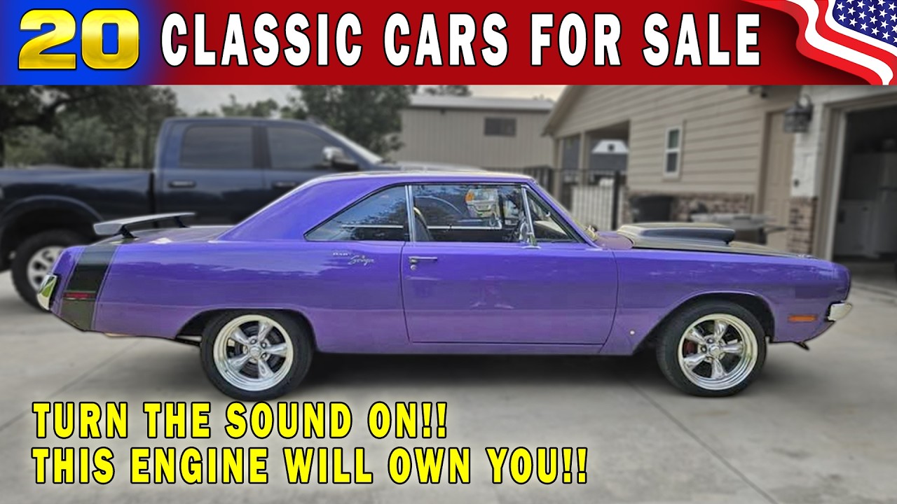 20 BEST CHEAP CLASSIC CAR FINDS Cheap Classic Cars For Sale! THIS ENGINE WILL OWN YOU