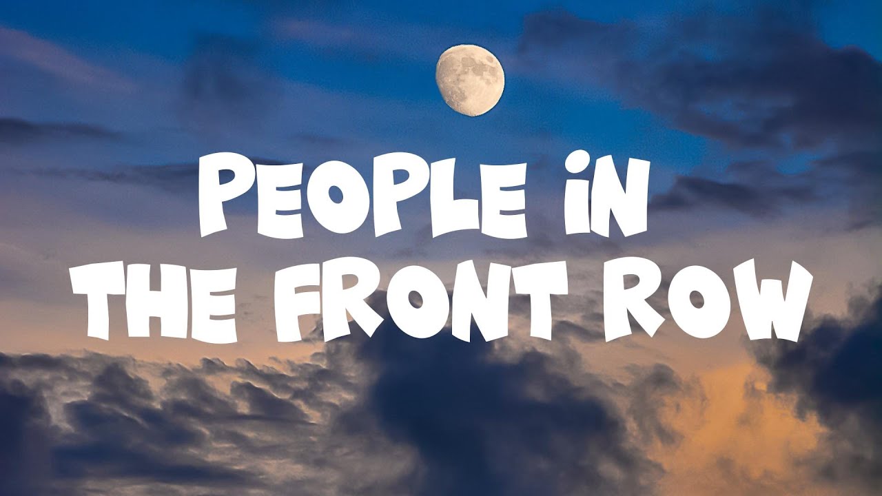Melanie - People In The Front Row (lyrics)