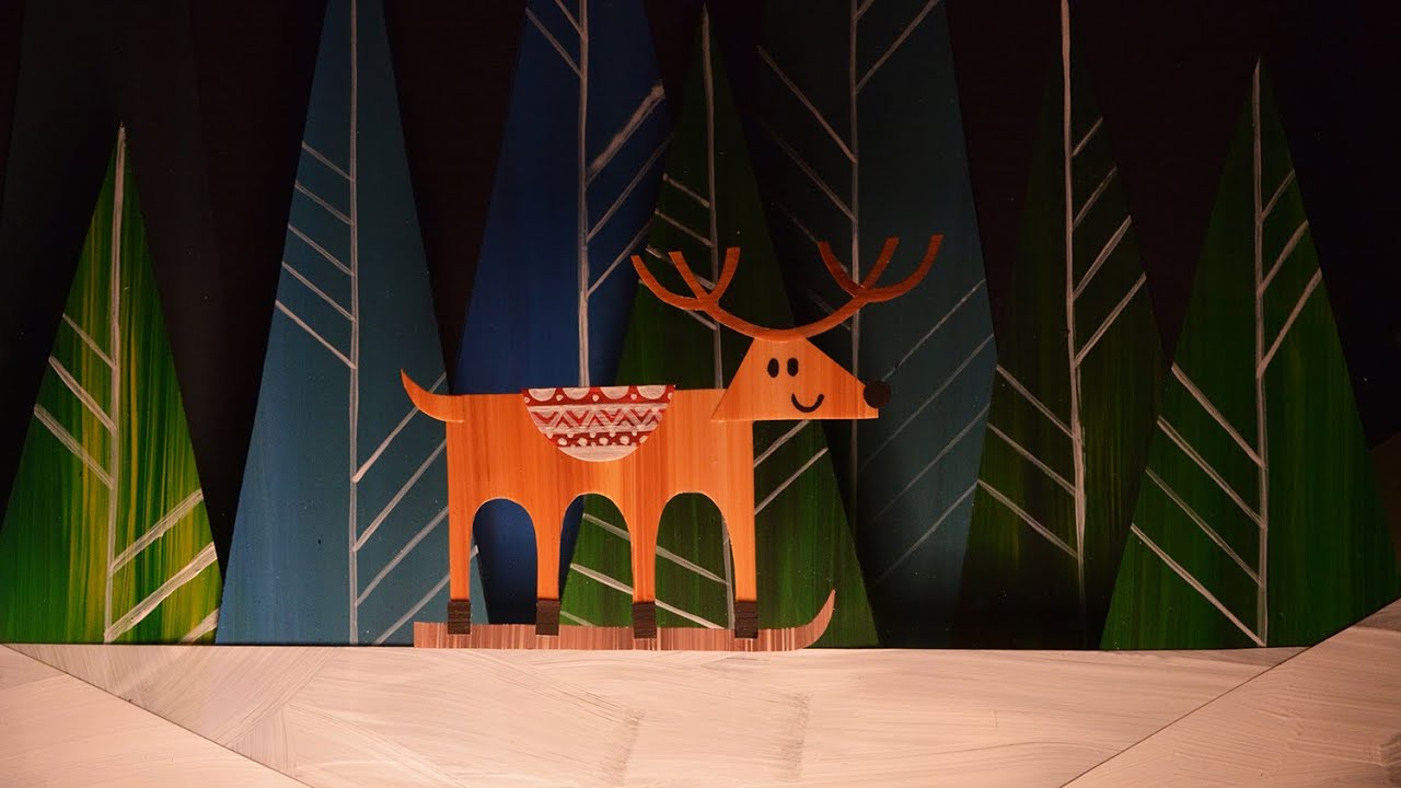 Reindeer Sweater (Paper Cut Out Animation)