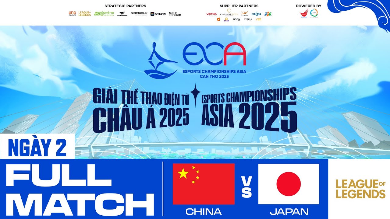 Trung Quốc vs Nhật Bản - Vòng Bảng | ECA 2025
