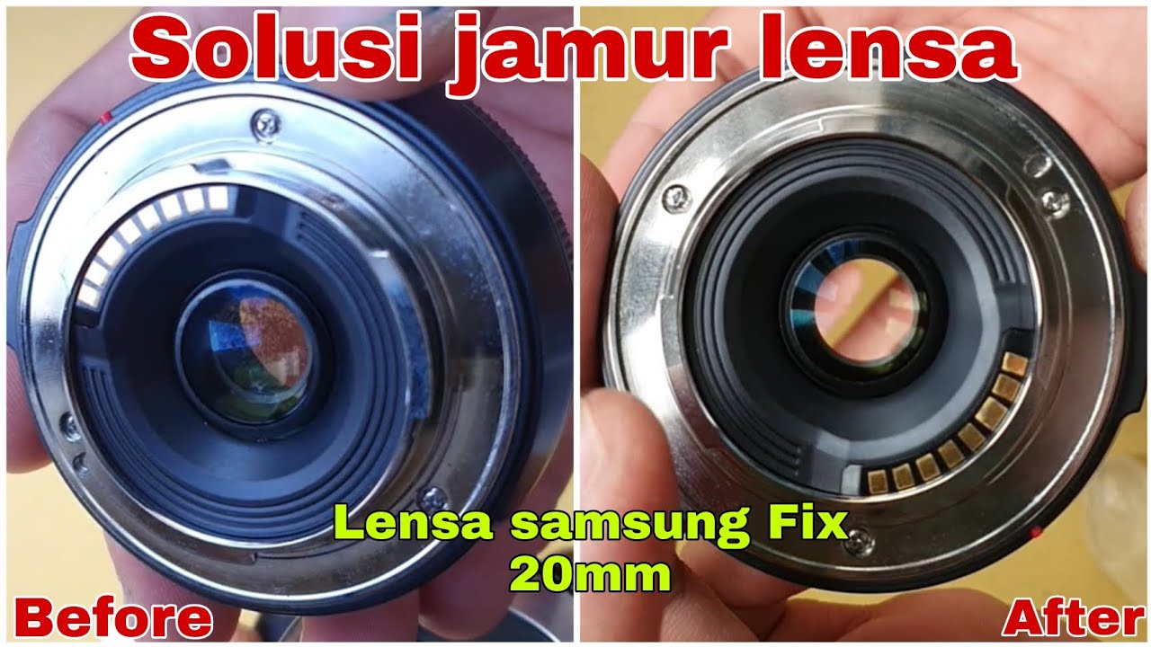 Cleaning fungus in Samsung 20mm lens
