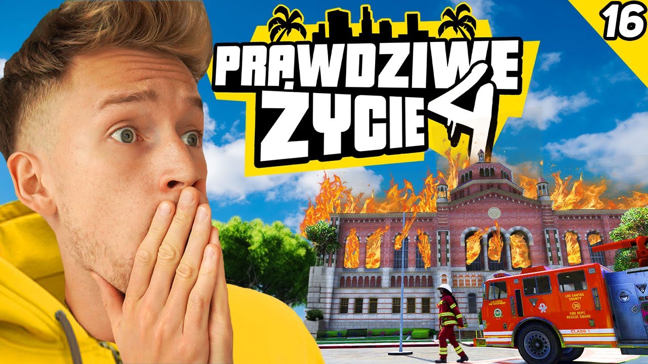 GTA V PRAWDZIWE ŻYCIE #16 PODPALIŁ SZKOŁĘ! 🚒 [S4]