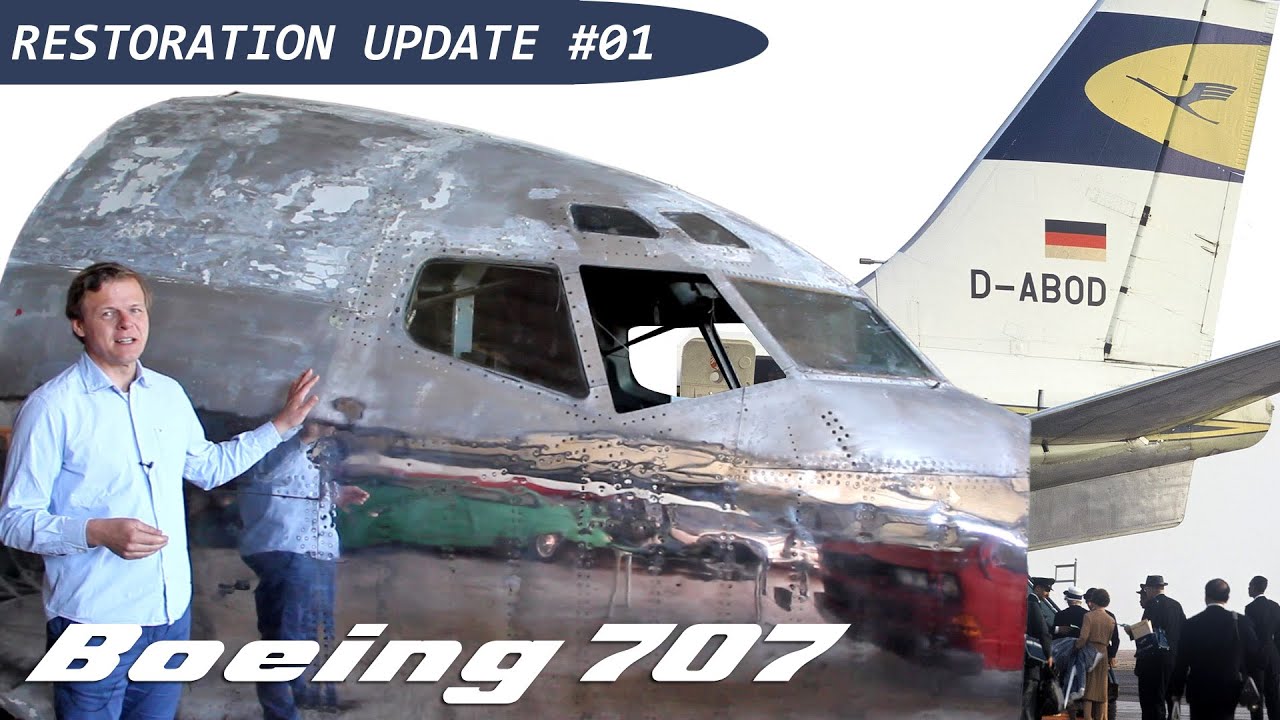 Lufthansa Boeing 707 Cockpit Restoration & Simulator Conversion Update #01