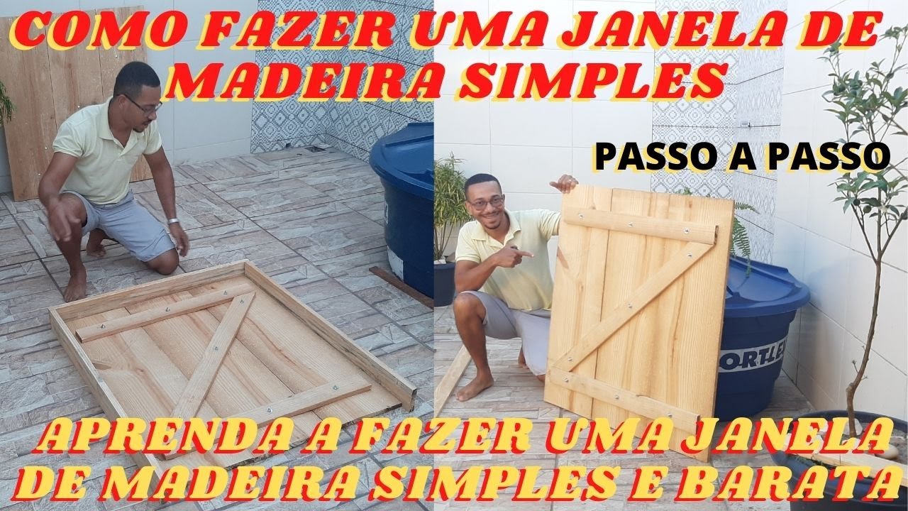 COMO FAZER UMA JANELA DE MADEIRA FÁCIL | DIY +obra na roça/SITIO DO ZERO/PATY MIRANDA DIÁRIO DA ROÇA
