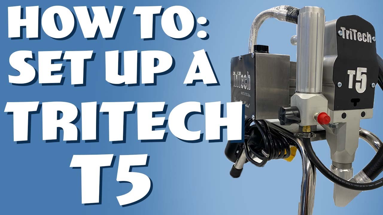 КАК: настроить безвоздушный распылитель Tritech T5