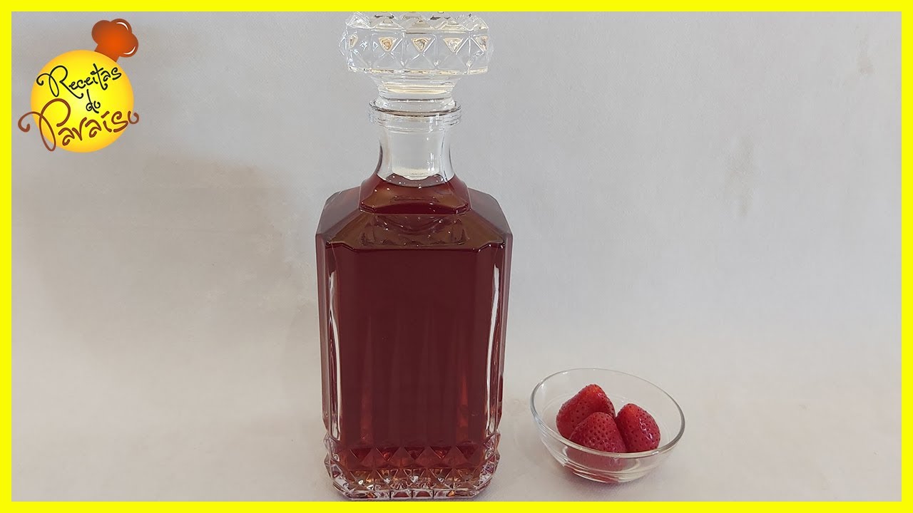 LICOR DE MORANGO | 🍎  Receitas do Paraíso