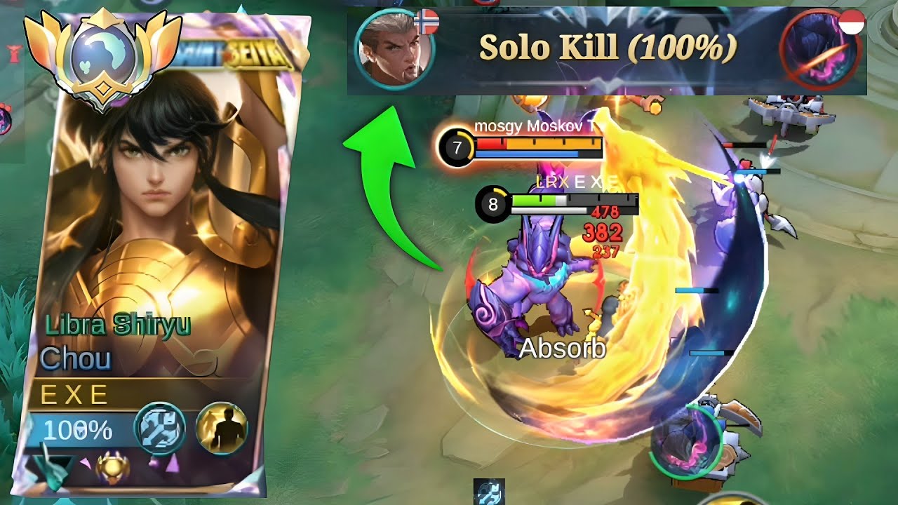 CHOU WTF DAMAGE !! 100%  HURTFUL BUILD AGAINST TANK HEROS (only 1% knows this trick) 