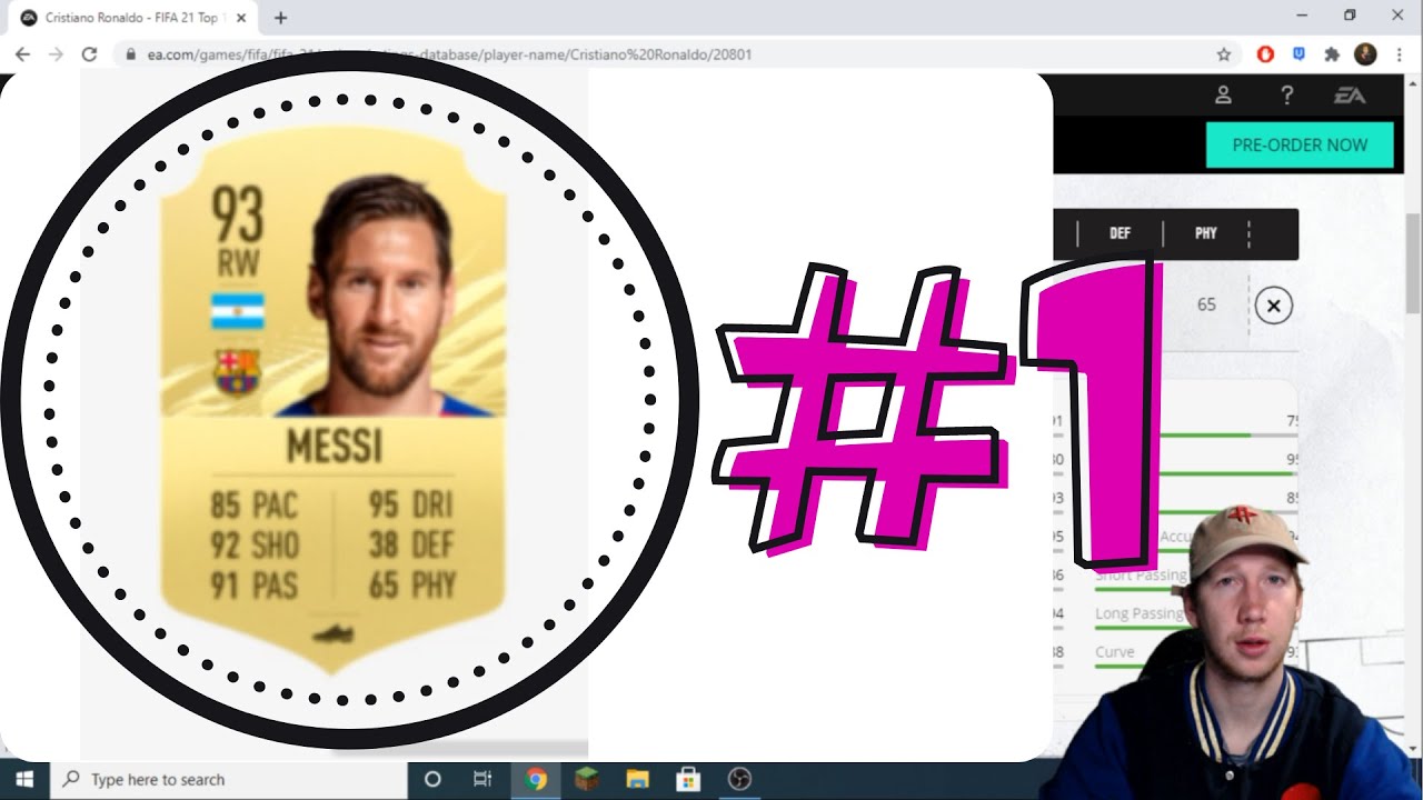 TOP 10 FIFA 21 PLAYER RATINGS! MESSI #1!