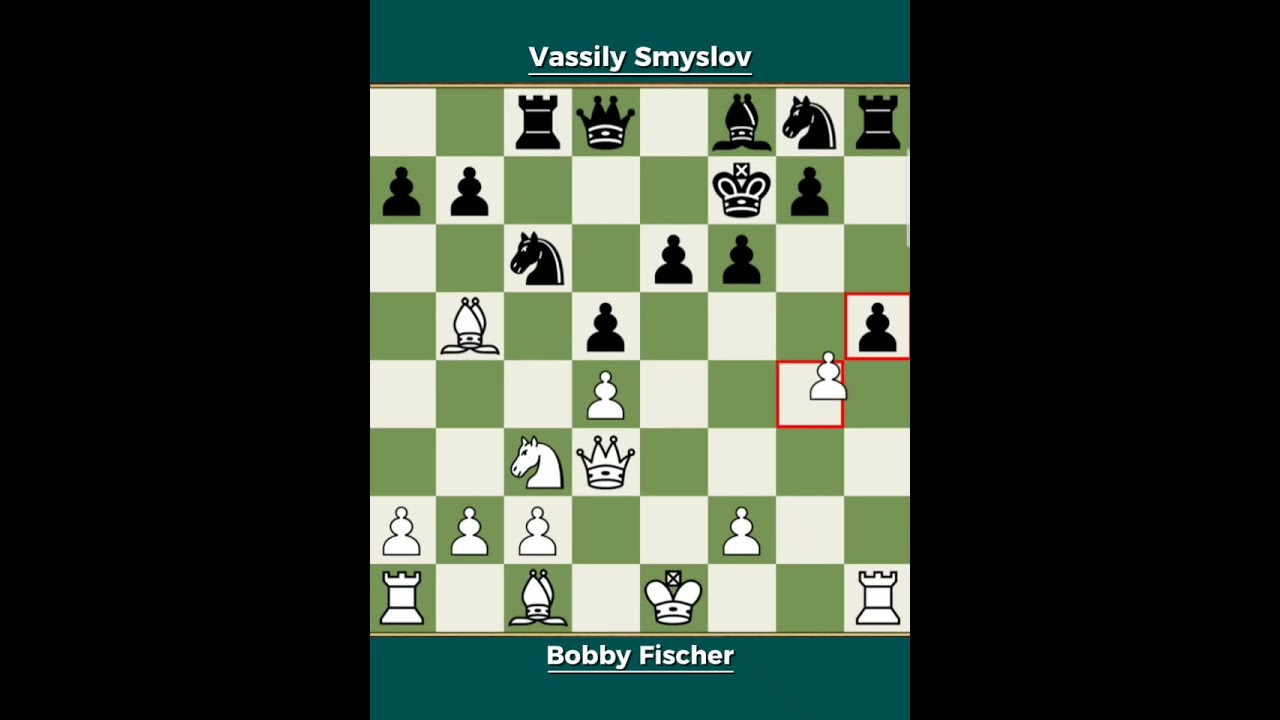 Bobby Fischer vs Vassily Smyslov ◉ Candidates Tournament 1959 | Young Fischer vs Ex-World Champion