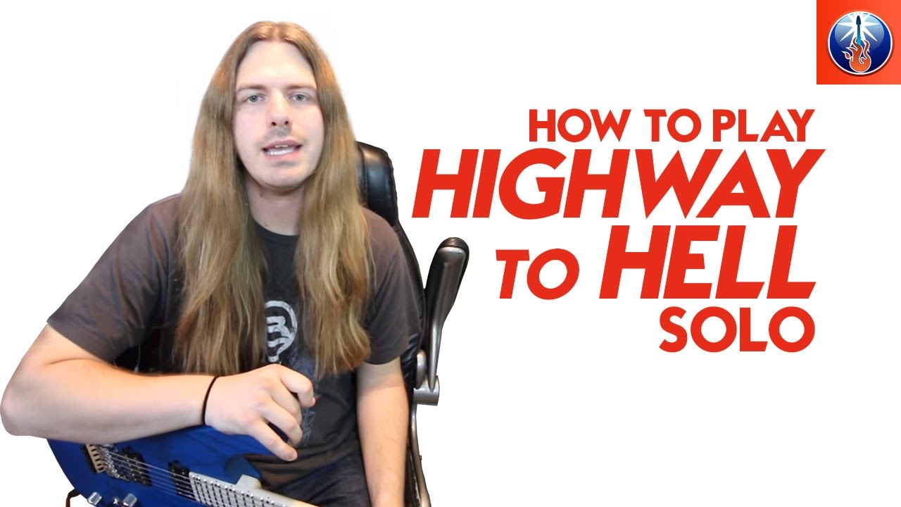 How to Play Highway to Hell Solo - Highway to Hell AC DC Lead Lesson