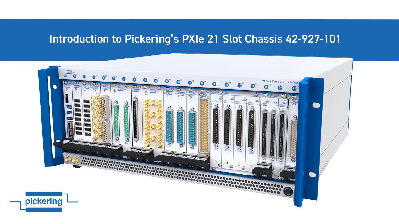 Pickering's 21-Slot PXIe Chassis - 42-927