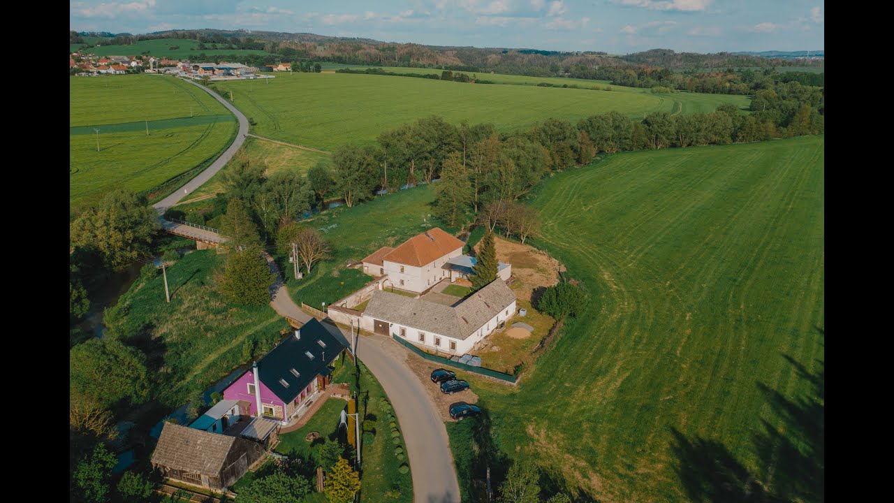 Prodej mlýna s vodní elektrárnou, Rezkův mlýn Petrovice u Třebíče, Gabriela Kletečková GK Reality