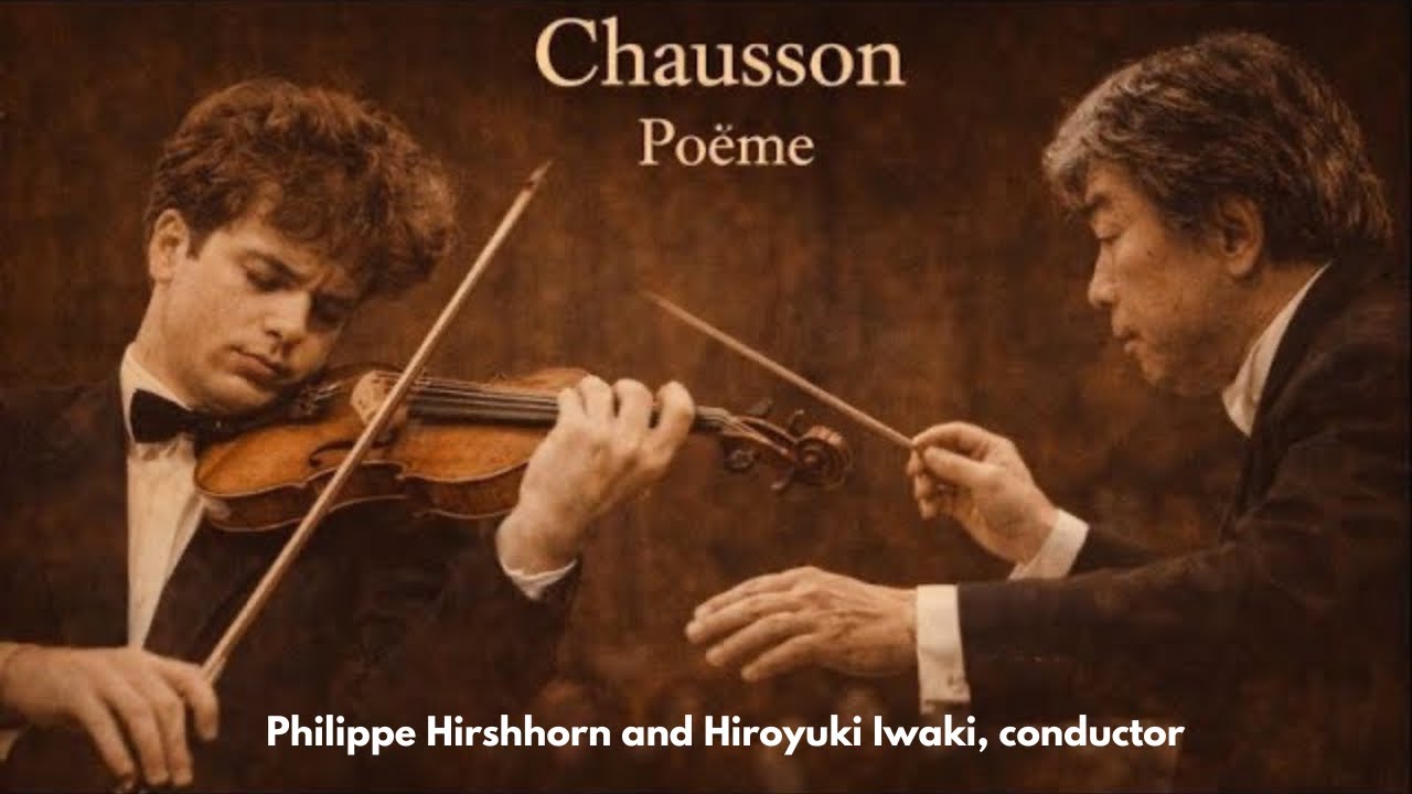 Chausson Po&egrave;me, Philippe Hirshhorn and Hiroyuki Iwaki, conductor (1974)