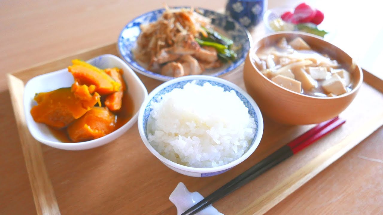 南瓜の煮物ごはん
