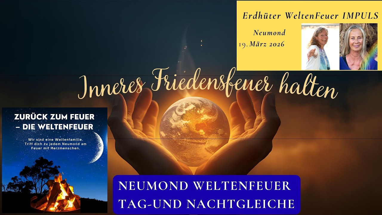 DAS INNERE FRIEDENSFEUER HALTEN.