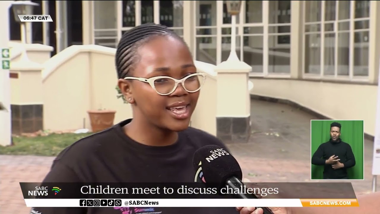 Child-Led South African Pre-Summit | Children meet to discuss challenges