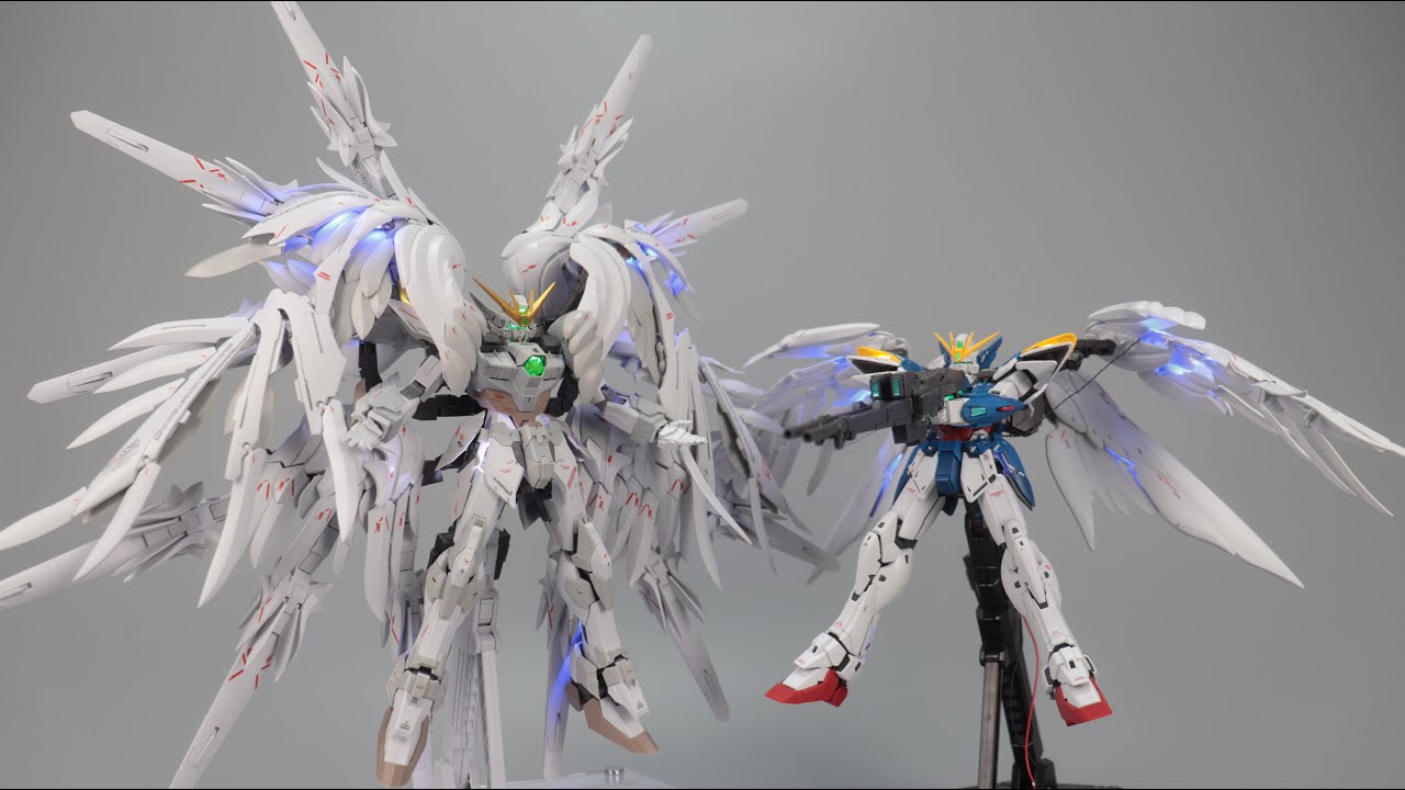 【开盒分享】KOSMOS MG 飞翼高达灯组Wing Gundam LED