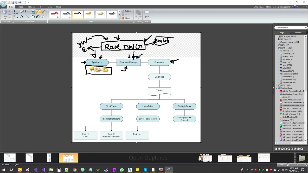 AutoCAD Object Hierarchy - API Development