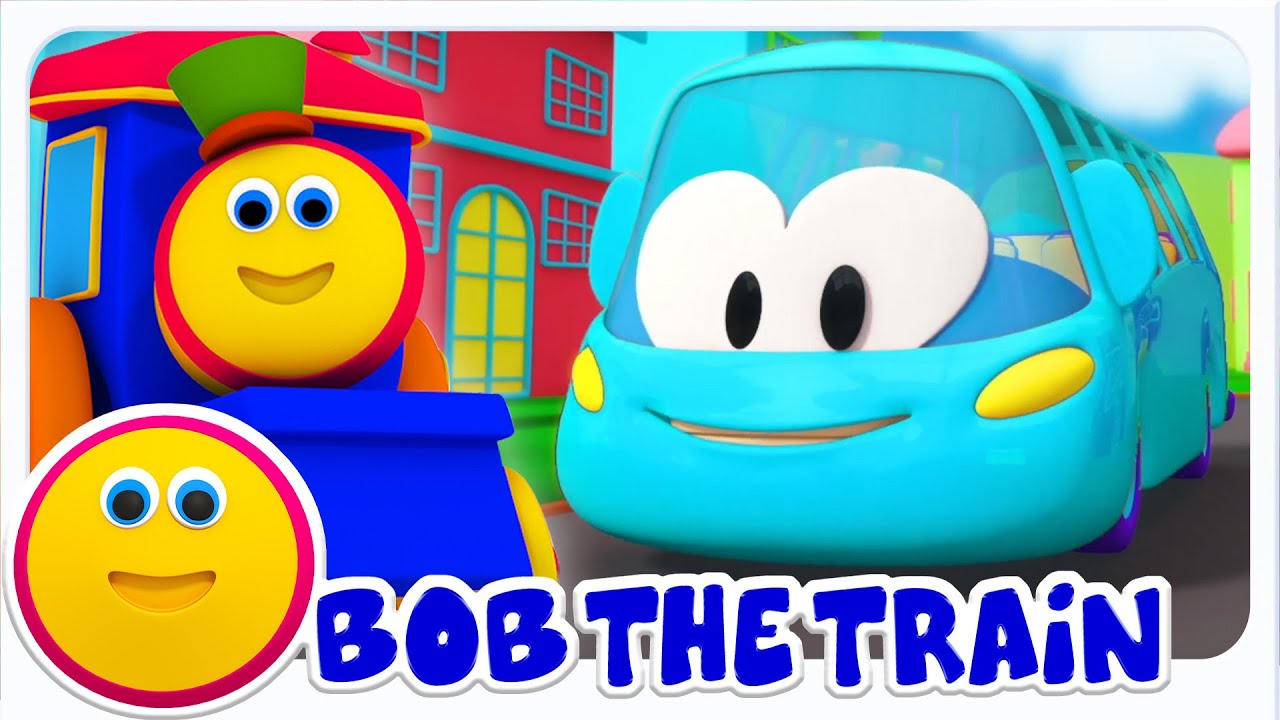 Räder auf dem Bus Lustiges Lerngedicht und Reime für Kleinkinder - Bob der Zug