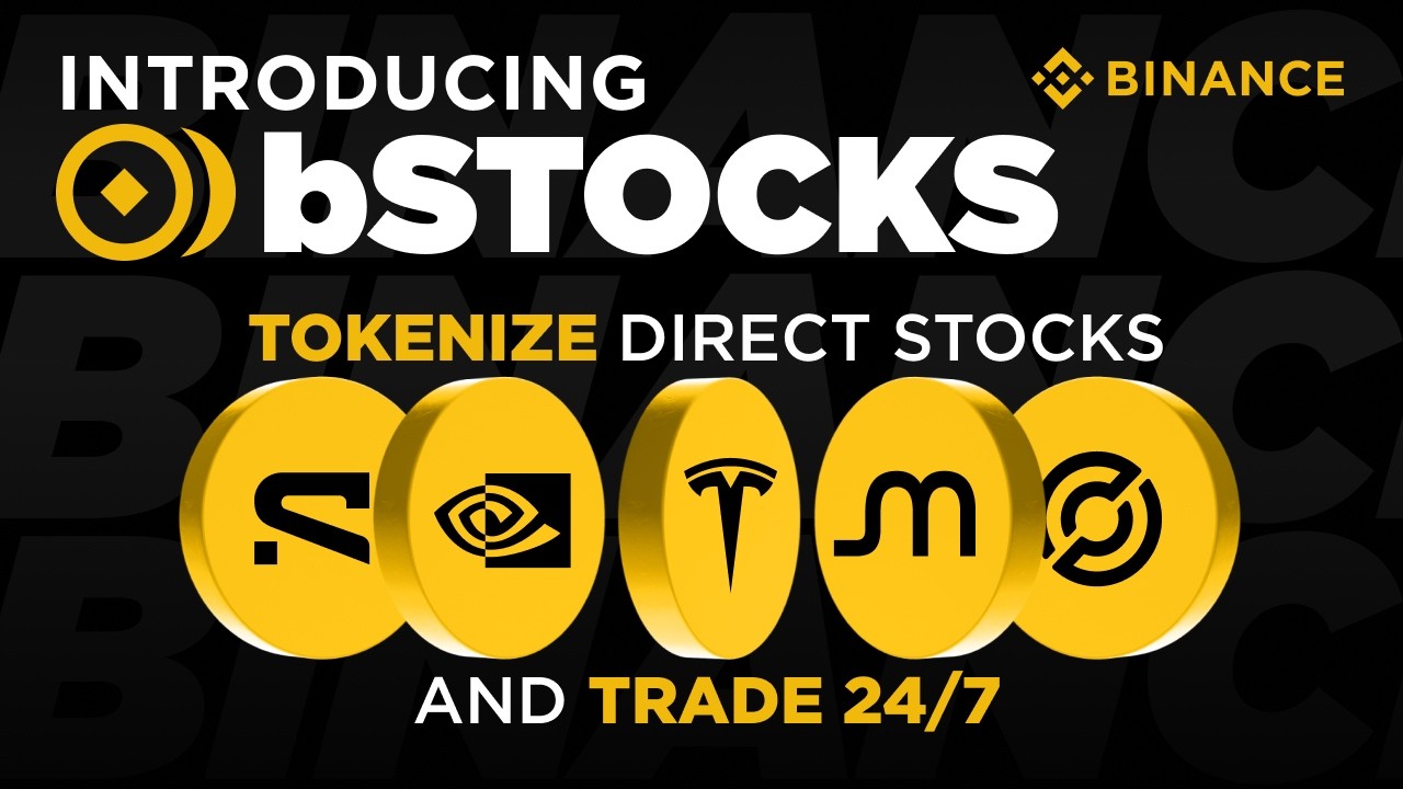Токенизируйте акции с помощью bStocks: торгуйте акциями США 24/7 на Binance!