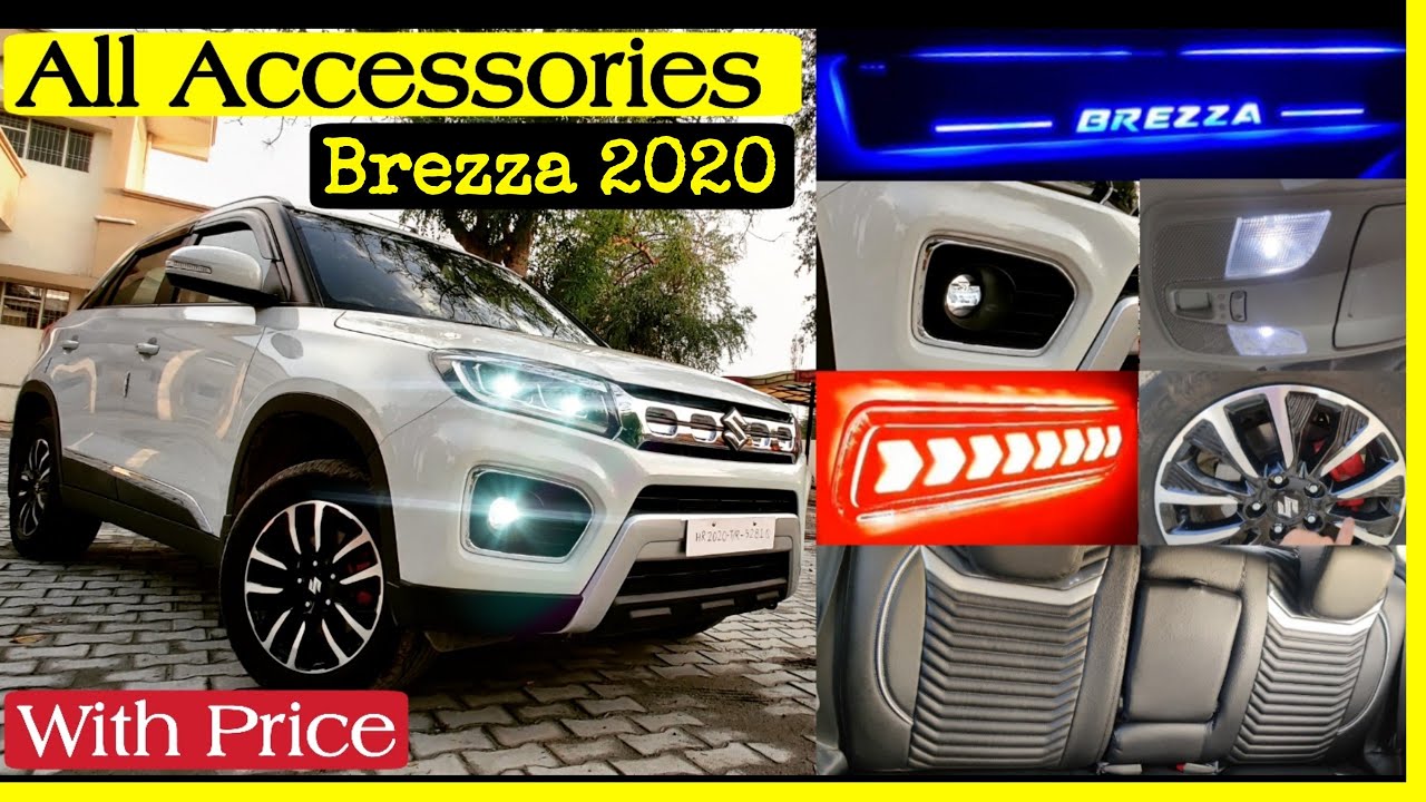 Price of All Accessories in my Brezza ZXi+ | Brezza Aftermarket Accessories | Modified Vitara Brezza