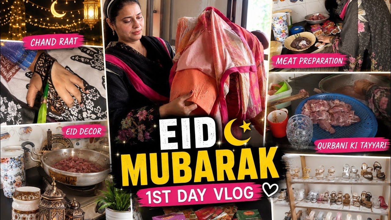Busy Mom Eid Preparations First Day 😩💕 | Pakistani Family VlogOR