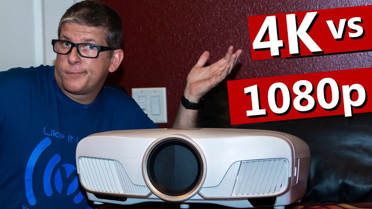 Comparison 4K PRO-UHD vs 1080p - Epson 5040UB vs Panasonic AE8000U Projector - Is 4K Worth It?