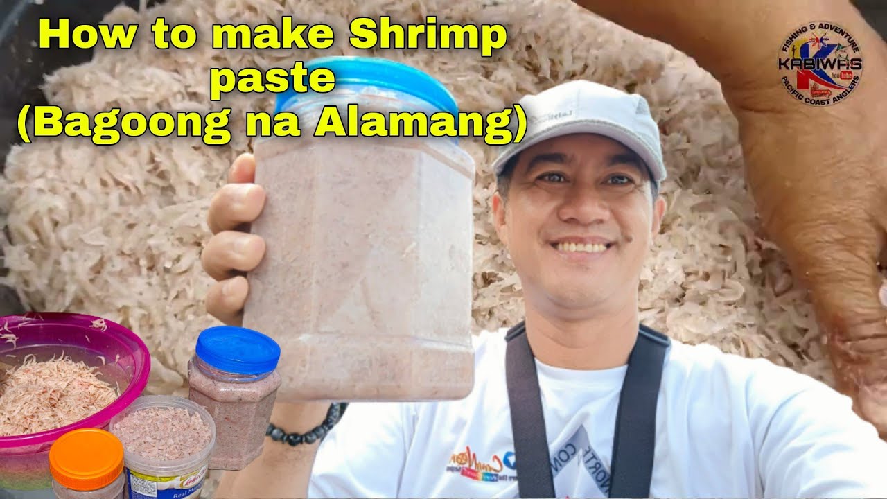 Paano gawin ang Bagoong na Alamang/how to make shrimp paste
