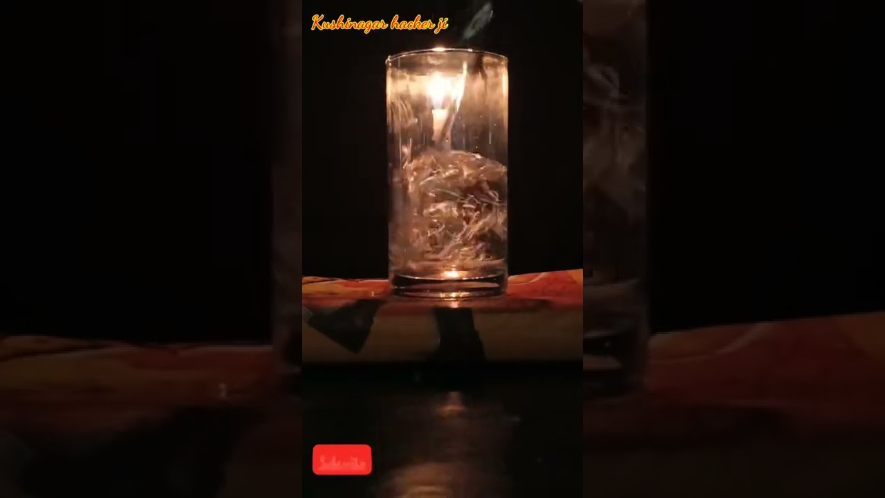 Water Experiment candle Size || Real Experiment || #theexking #trendingytshorts #shorts