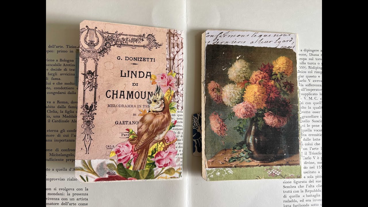 #the100dayproject | using gluebook page to make double tucks | DAY 34