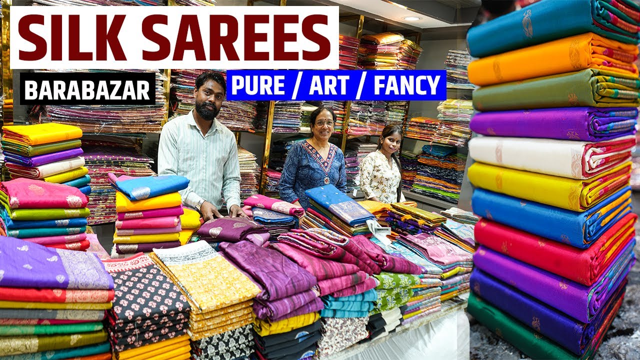 Silk Sarees ( Pure / Art / Fancy ) & Cotton Saree Wholesaler in Barabazar, Kolkata