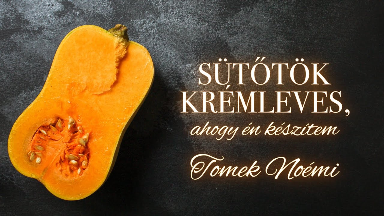 Sütőtök krémleves - vegán, laktózmentes, gluténmentes