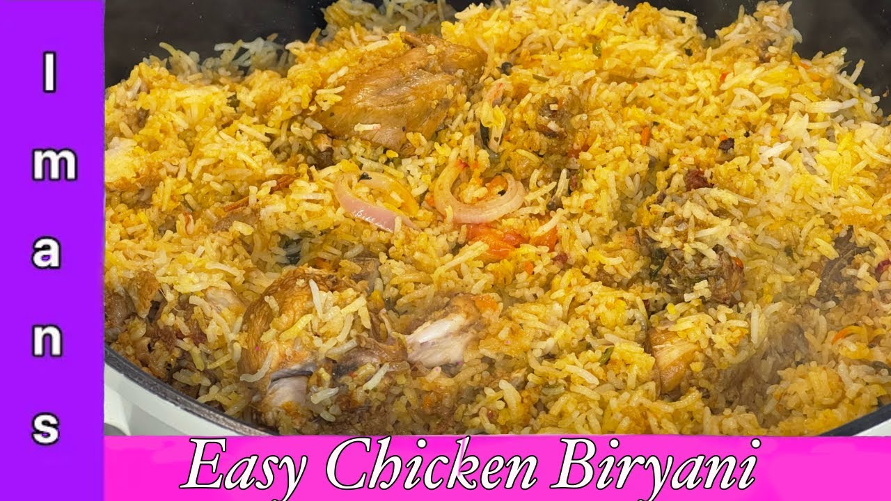 How to make Quick & Easy Biryani Recipe in My Style - Great for beginners | Iman’s Cookbook