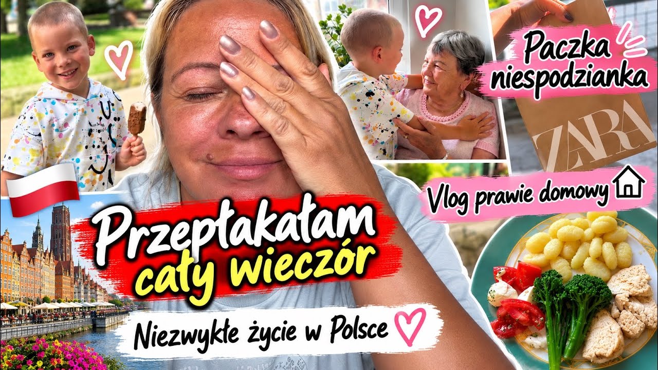 NASZE ZWYKŁE ALE NIEZWYKŁE ŻYCIE W POLSCE | GOŚCIE | PRZEPŁAKAŁAM CAŁY WIECZ&Oacute;R | PACZKA | VLOG PL
