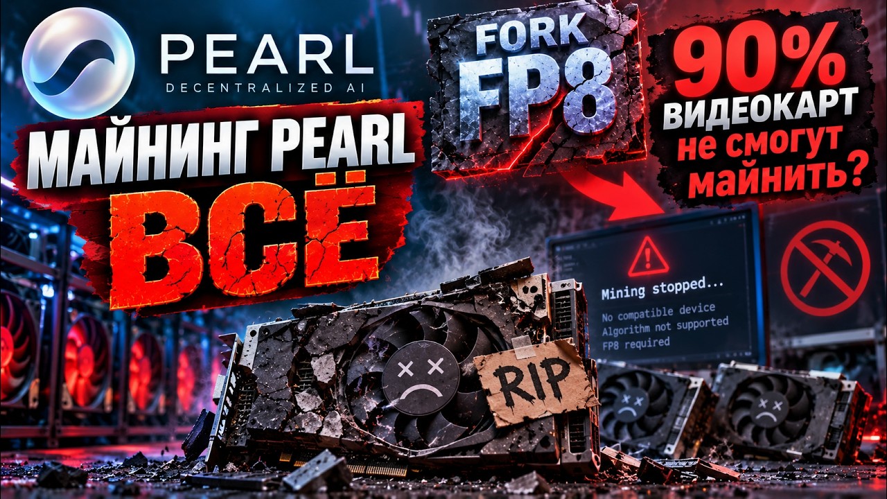 МАЙНИНГ PEARL ЗАКОНЧЕН? ФОРК FP8, ЧТО ДЕЛАТЬ МАЙНЕРАМ?