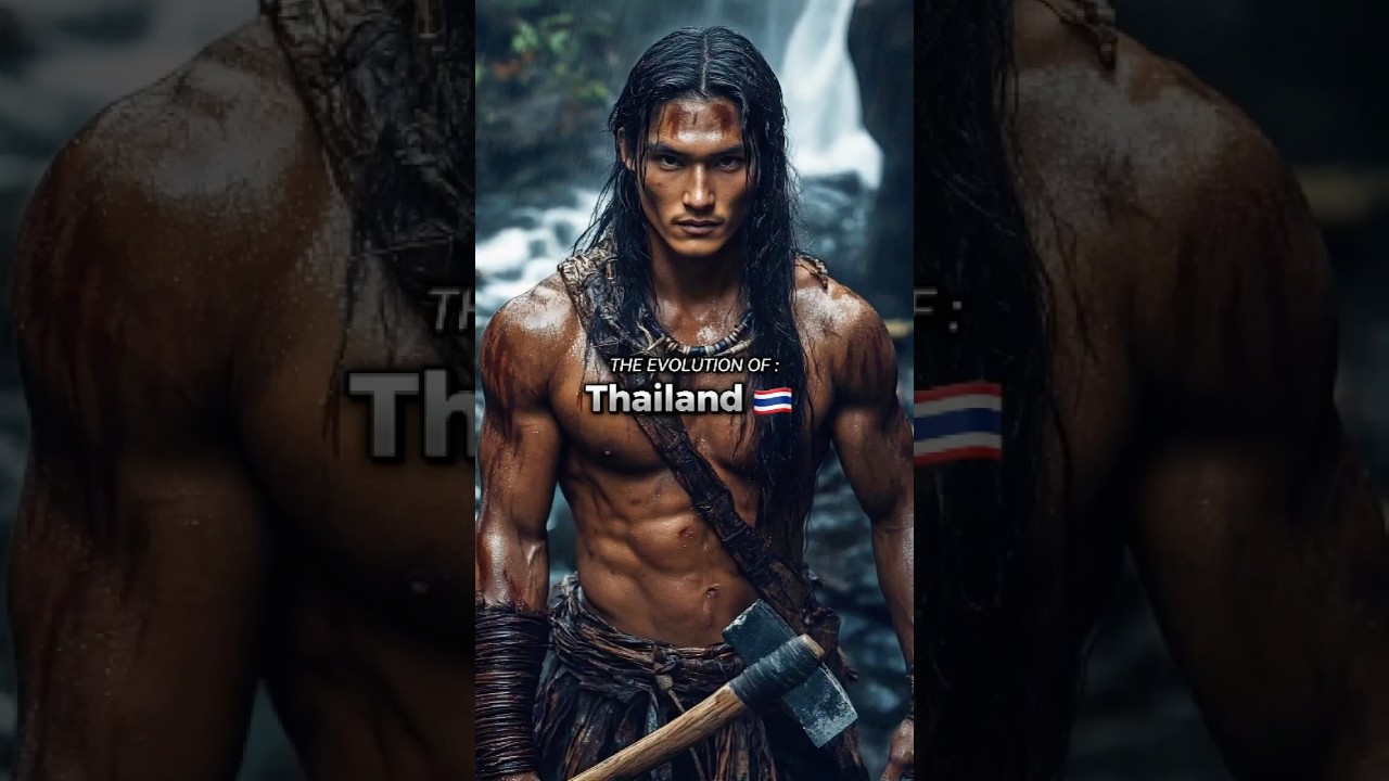 Evolution of  Thailand #ai #evolution #Thailand #Thailand🇹🇭