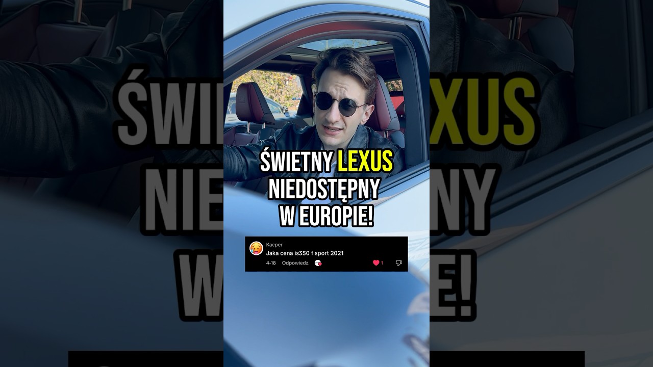 Za ile sprowadzisz lexusa niedostępnego w Europie? Lexus IS 350 🤔🔥#samochodyzusa #lexus #is350